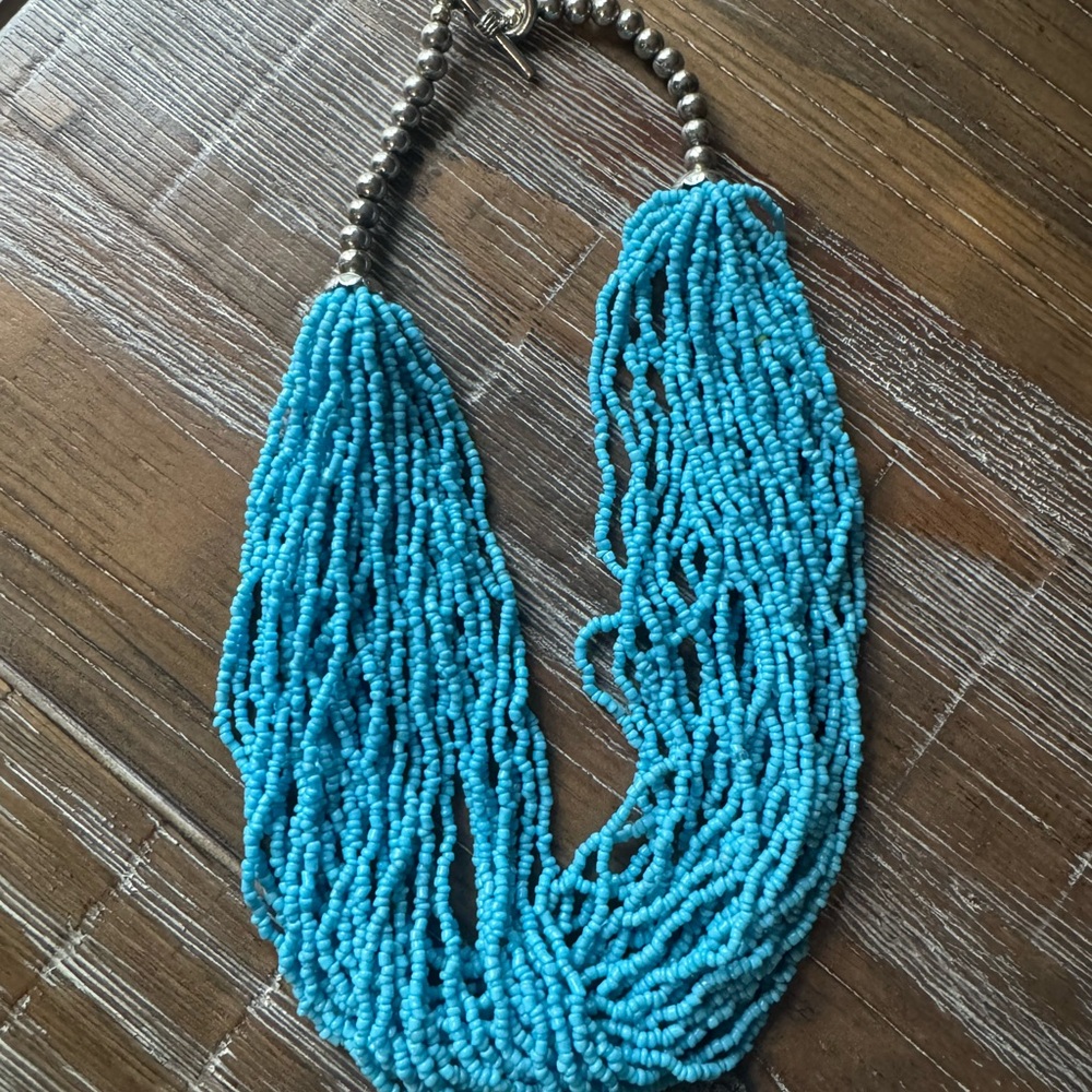 Turquoise Beaded Necklace